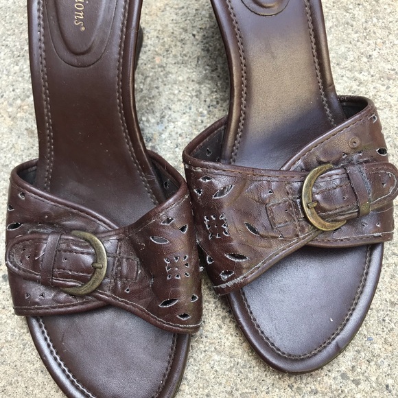 Brown wedges - Picture 4 of 4